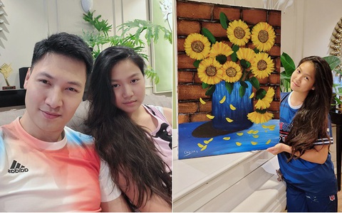 Con gái 13 tuổi xinh đẹp, tài năng của Mạnh Trường