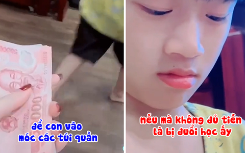 Con trai gom hết tiền tiết kiệm đưa mẹ đóng học phí