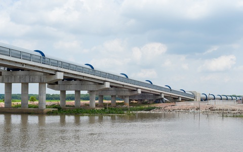 Siêu dự án thủy lợi ở Tây Ninh, đường ống khổng lồ đưa nước vượt sông