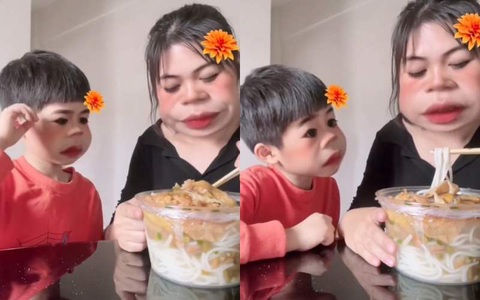 Em trai ngây thơ bị chị gái tham ăn troll