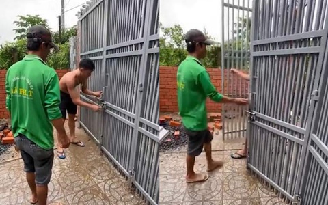 Video hài nhất tuần qua: Chủ nhà bó tay với thợ hàn lắp khóa cổng như không