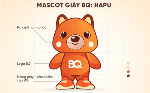 Giày BQ ra mắt linh vật Chú Chó HAPU - Dấu ấn chặng đường 18 năm