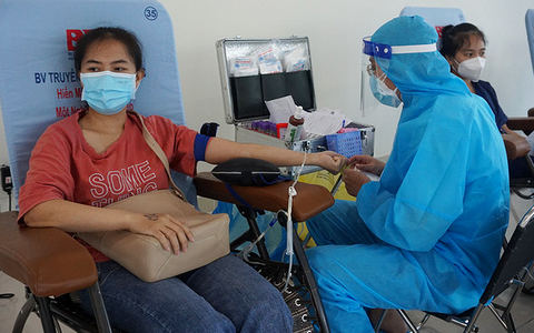 Máu dự trữ tại Bệnh viện Chợ Rẫy cạn dần sau Tết, kêu gọi người dân hiến máu