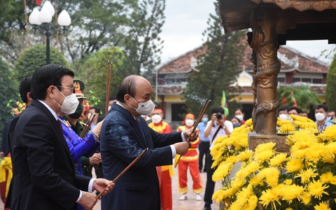 Chủ tịch nước: Áp dụng 5 bài học của vua Quang Trung để phát triển và bảo vệ Tổ quốc