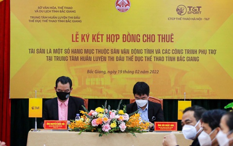 Muốn có đội bóng, tỉnh Bắc Giang cho thuê sân vận động 20 năm với giá 12,4 tỉ đồng
