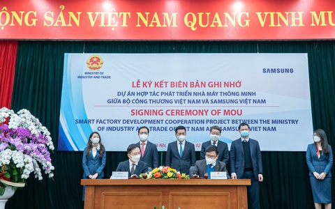 Bộ Công thương 'bắt tay' Samsung phát triển nhà máy thông minh