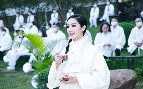 Hoa hậu Giáng My thích thú với trải nghiệm lối sống tỉnh thức