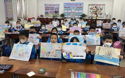 Kết quả cuộc thi sáng tác tranh cổ động tuyên truyền cho học sinh tiểu học