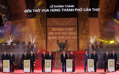 Đền thờ vua Hùng TP Cần Thơ, nơi gắn kết đồng bào miền Tây