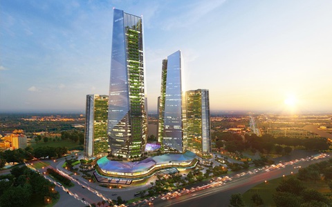 Sắp xuất hiện tổ hợp Trung tâm tài chính - Thương mại - Dịch vụ 4.0 đầu tiên tại Hà Nội