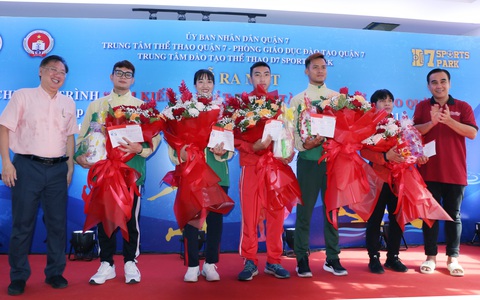 Quận 7 động viên các VĐV tham dự SEA Games 31