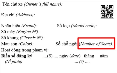 Vụ cà vẹt ôtô sai tiếng Anh: Bộ Công an sửa từ 'sit' thành 'seat'