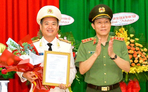 Công an 2 tỉnh Khánh Hòa, Ninh Thuận có tân giám đốc