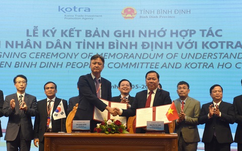 Cam kết của Bình Định để ‘chung tay phát triển’ với Hàn Quốc