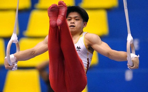 Nhà vô địch thế giới Carlos Yulo dẫn đầu tiền thưởng ở SEA Games 31