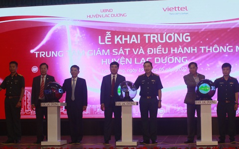 Huyện Lạc Dương chính thức đưa vào vận hành trung tâm giám sát và điều hành thông minh