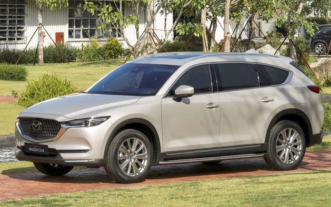 Mazda CX-8 2022 ra mắt Việt Nam, giá từ 1,079 tỉ đồng, thêm trang bị đấu Hyundai Santa Fe