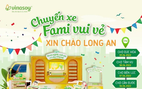 Chuyến xe Fami vui vẻ khởi động hành trình đầu tiên tại tỉnh Long An