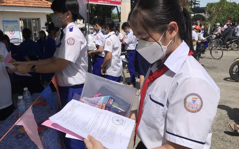 Thi lớp 10 tại An Giang: Đề toán khó phần hình học, đa số bỏ câu 5