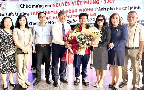 HCV hóa học quốc tế Nguyễn Việt Phong: 'Tôi choáng ngợp trước số tiền 350 triệu đồng được thưởng'