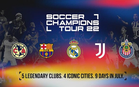 MyTV phát sóng độc quyền Tour du đấu trên đất Mỹ của Real Madrid, Barcelona, Juventus
