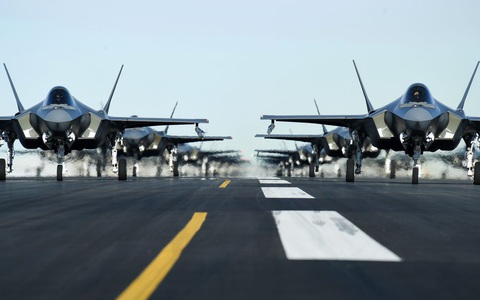 Chiến đấu cơ tàng hình F-35A của Mỹ tập trận với Hàn Quốc sau 5 năm