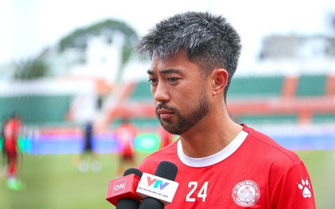 Lee Nguyễn: 'Tôi rất bất ngờ với thứ hạng của CLB TP.HCM'