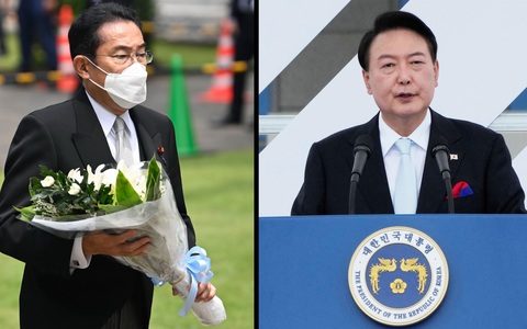 Ông Yoon chìa cành ô liu với Nhật