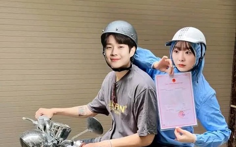 Netizen 'mượn' giấy kết hôn của Diệu Nhi và Anh Tú rầm rộ chế ảnh hài hước
