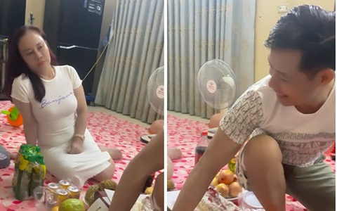 Vợ chán chẳng thèm nói khi chồng nhảy nhót làm bẹp bánh gato