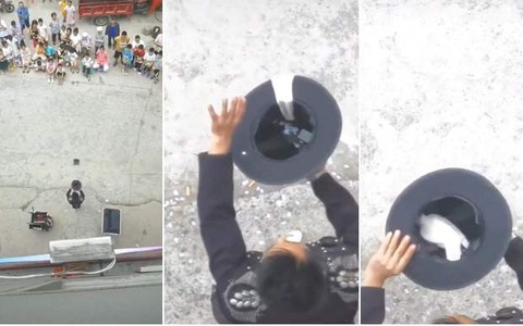 Video hài nhất tuần: Lật tẩy màn ảo thuật chim bồ câu ở góc quay trên cao