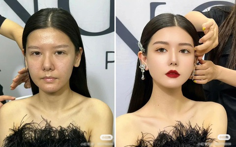 Ảnh vui 10-9: Phép thuật make-up, hô biến!