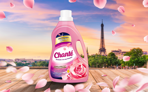 Dùng thử nước giặt xả Chanté với hương hoa hồng Pháp lôi cuốn