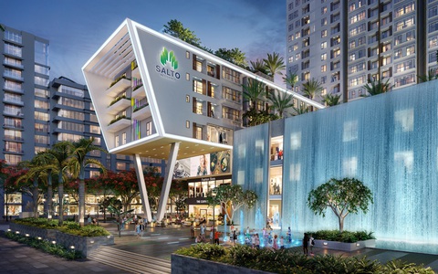 Sống xanh kết hợp hướng thủy tại Salto Residence