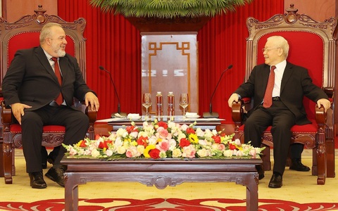 Tổng bí thư Nguyễn Phú Trọng: 'Việt Nam luôn đồng hành và hỗ trợ Cuba hết sức trong khả năng'