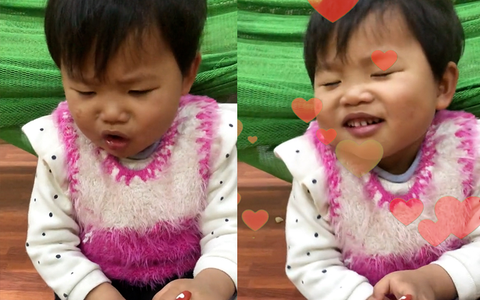 Mẹ cảm động khi con gái còn nhỏ đã biết lo lắng cho hai em