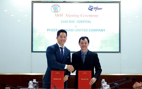 Pfizer Việt Nam và Bệnh viện Chợ Rẫy kí kết Biên bản ghi nhớ hợp tác
