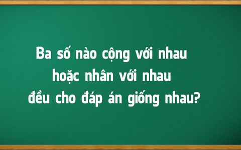 Ba câu đố hóc búa thử thách người thông minh