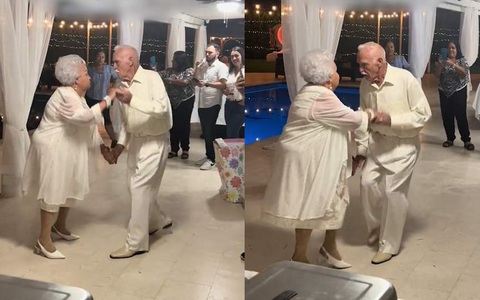 Cụ ông và cụ bà nhảy dance cuốn hút từng giây
