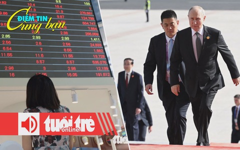 Điểm tin 8h: Cổ phiếu bất động sản bị bán tháo; Ông Putin mang va li hạt nhân khi thăm Trung Quốc