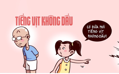 'Cảnh sát chính tả' và tiếng vịt không dấu