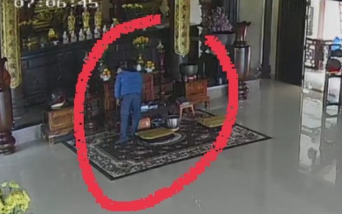 Vợ chồng từ TP.HCM ra Quảng Ngãi trộm tiền công đức của chùa