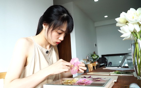 Cuộc thi ‘Lan tỏa năng lượng tích cực 2023’: Đam mê sáng tạo từ hoa khô