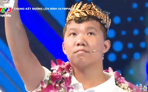 Lê Xuân Mạnh trở thành nhà vô địch Đường lên đỉnh Olympia 2023