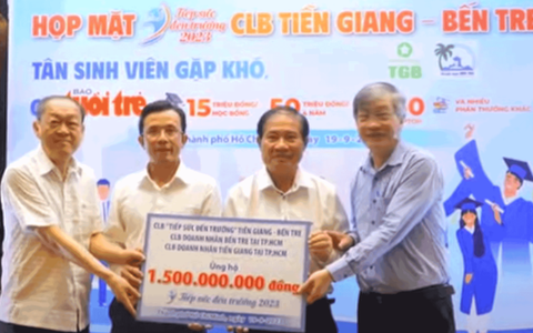 15 năm đồng hành tân sinh viên khó khăn ở Tiền Giang - Bến Tre