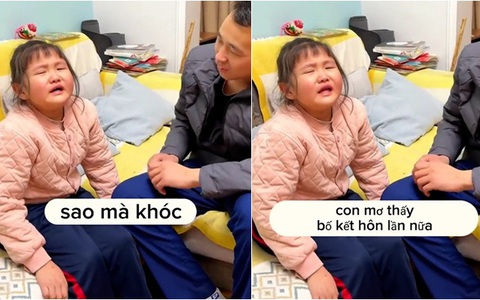 Cười sảng với con gái mơ 'ác mộng' khiến bố bị mẹ đuổi ra ngoài