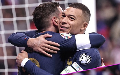 Mbappe lập hat-trick giúp Pháp thắng kỷ lục 14-0