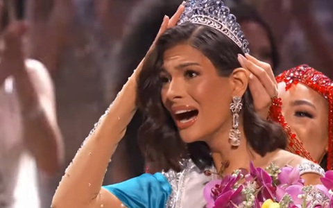Khoảnh khắc người đẹp Nicaragua đăng quang Miss Universe 2023
