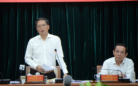 Trưởng Ban Kinh tế trung ương làm việc với TP.HCM về kinh tế thị trường định hướng xã hội chủ nghĩa