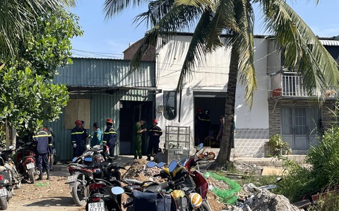 Sập nhà đang xây ở Thủ Đức, một người chết